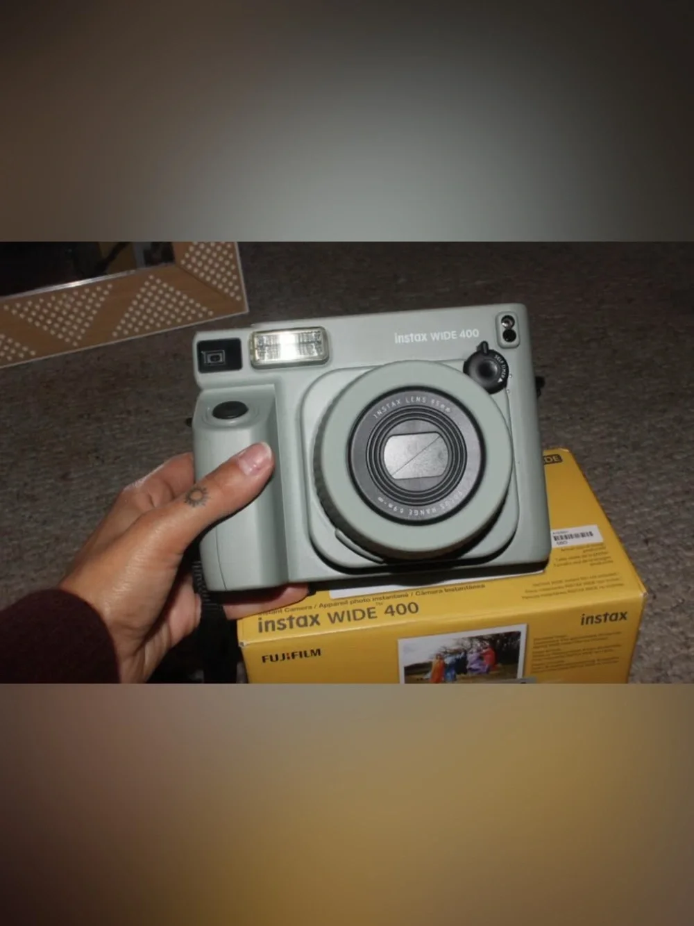 Fujifilm Instax Wide 400 Instant Camera — Sage Green